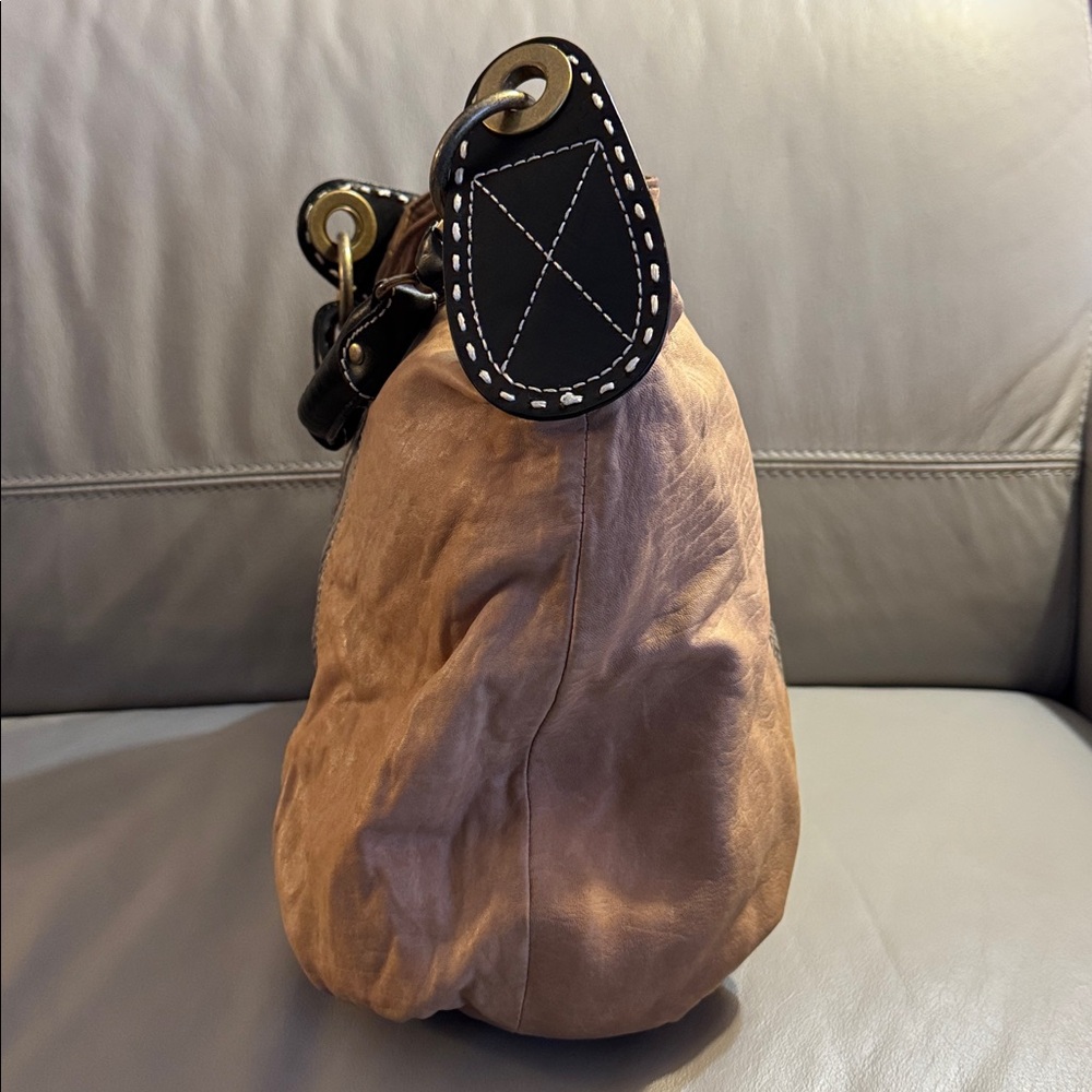 Cynthia Rowley Tan Leather Snake Women's Bag - Picture 3 of 6